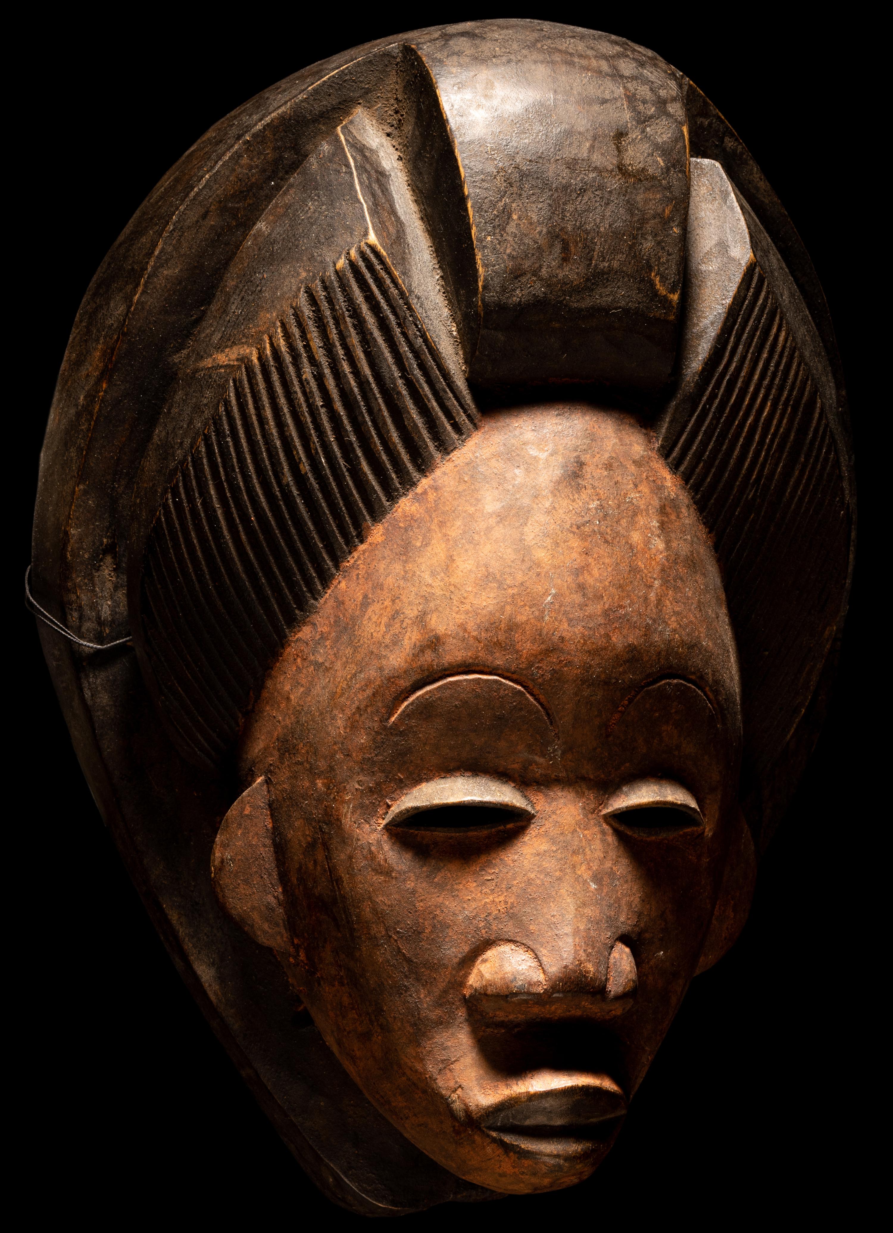 Two Punu Wood Masks