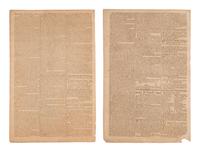 [REVOLUTIONARY WAR]. Group of 3 newspapers incl. a 1776 Penn. Evening Post and The Salem Gazette .
