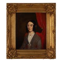 American School, 19th Century — Portrait of a Woman, c. 1860
