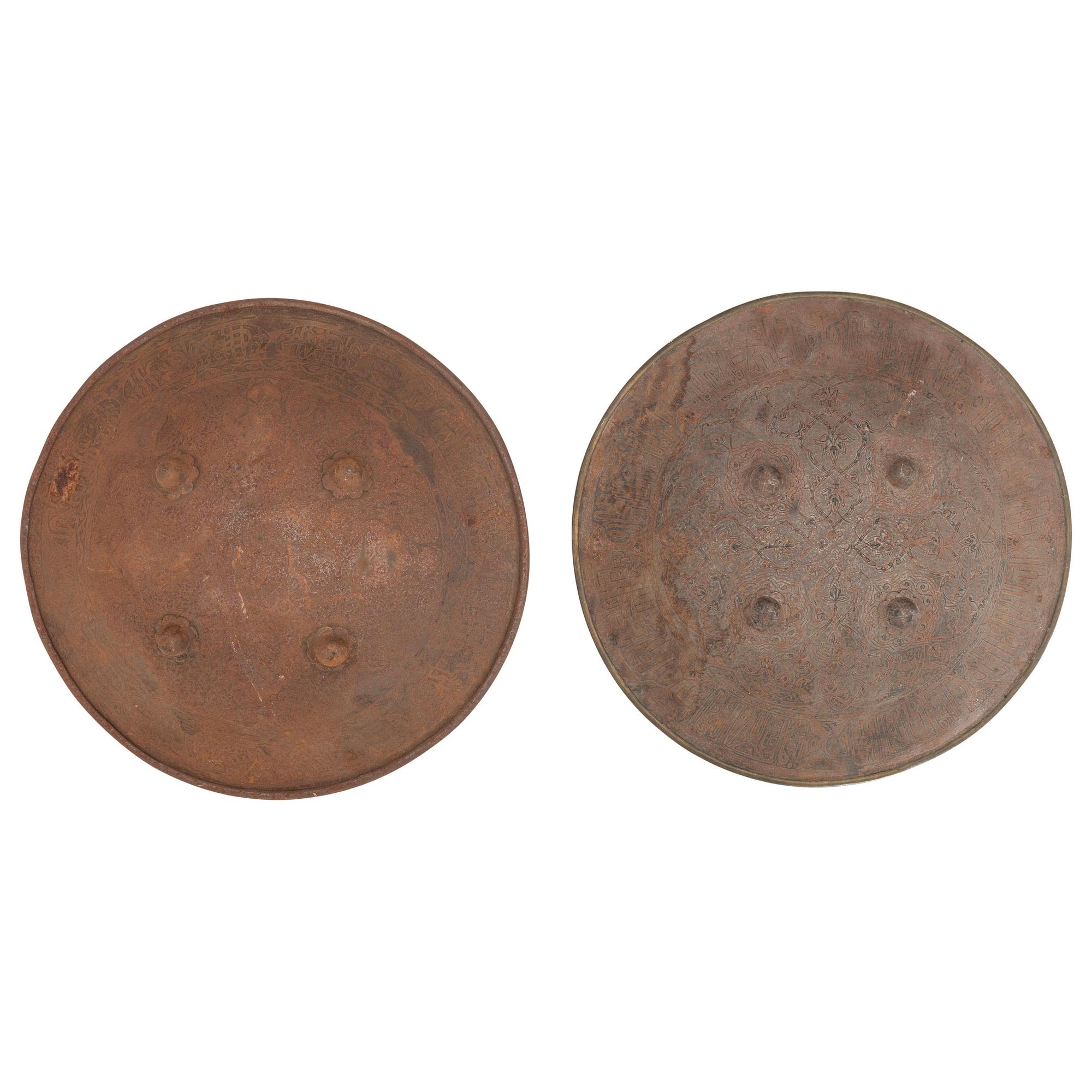 Lot of 18th/19th Century Indo-Persian Dhal or Separ Shields