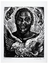 BURROUGHS, Margaret Taylor Goss (1915-2010). A group of prints after earlier editions, including "Harriet Tubman," "Mother Africa," and "Madonna."