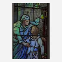 Tiffany Studios "Boy Christ in the Temple", The George Munson Curtis Memorial Window, St. Andrew's Episcopal Church, Meriden, Connecticut, 1917