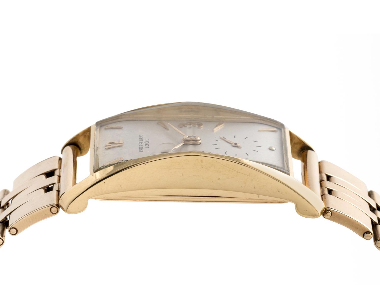 PATEK PHILIPPE, 18K YELLOW GOLD REF. 1593 WRISTWATCH