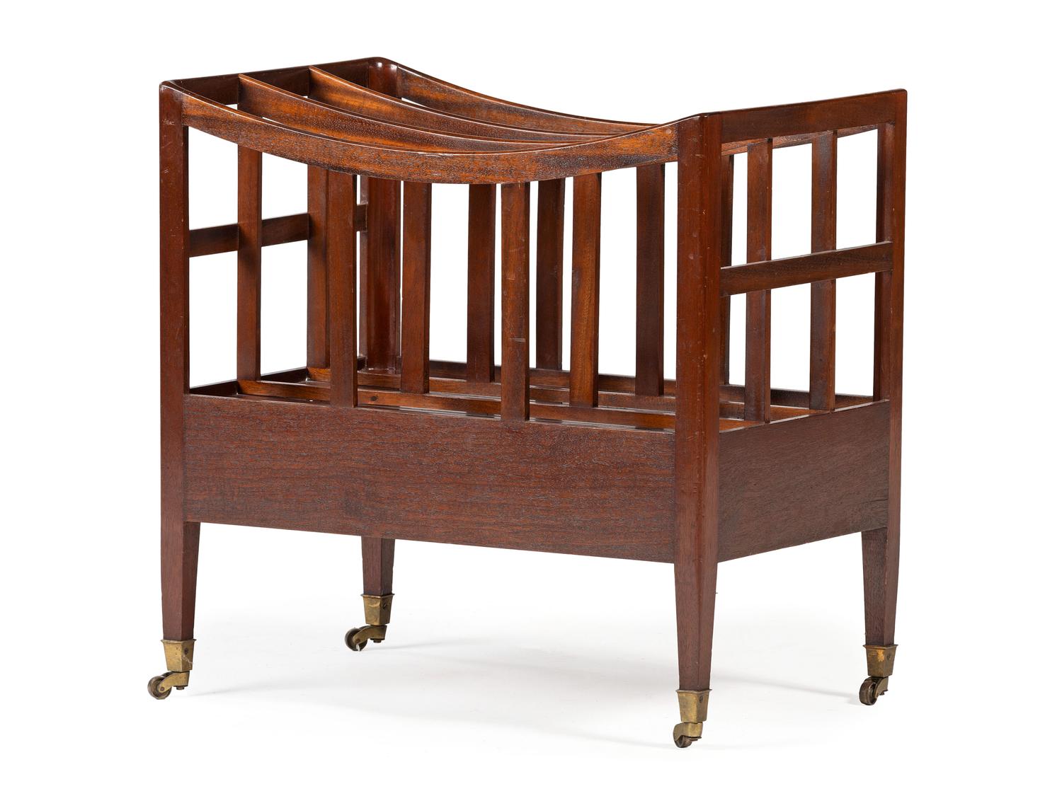A Federal Mahogany Canterbury