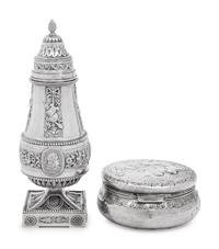 Two Continental Silver Table Articles
