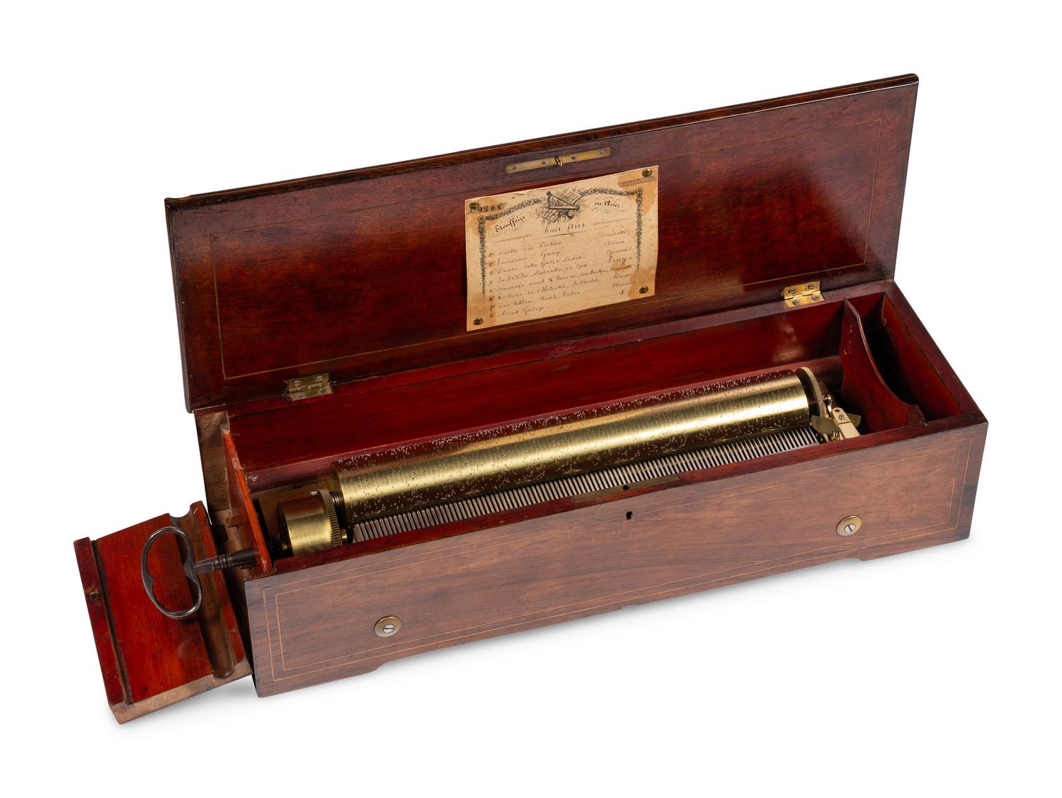 An Eight-Air Keywind Music Box by David Lecoultre