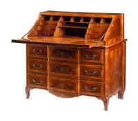 A German Walnut Tabernacle Bureau