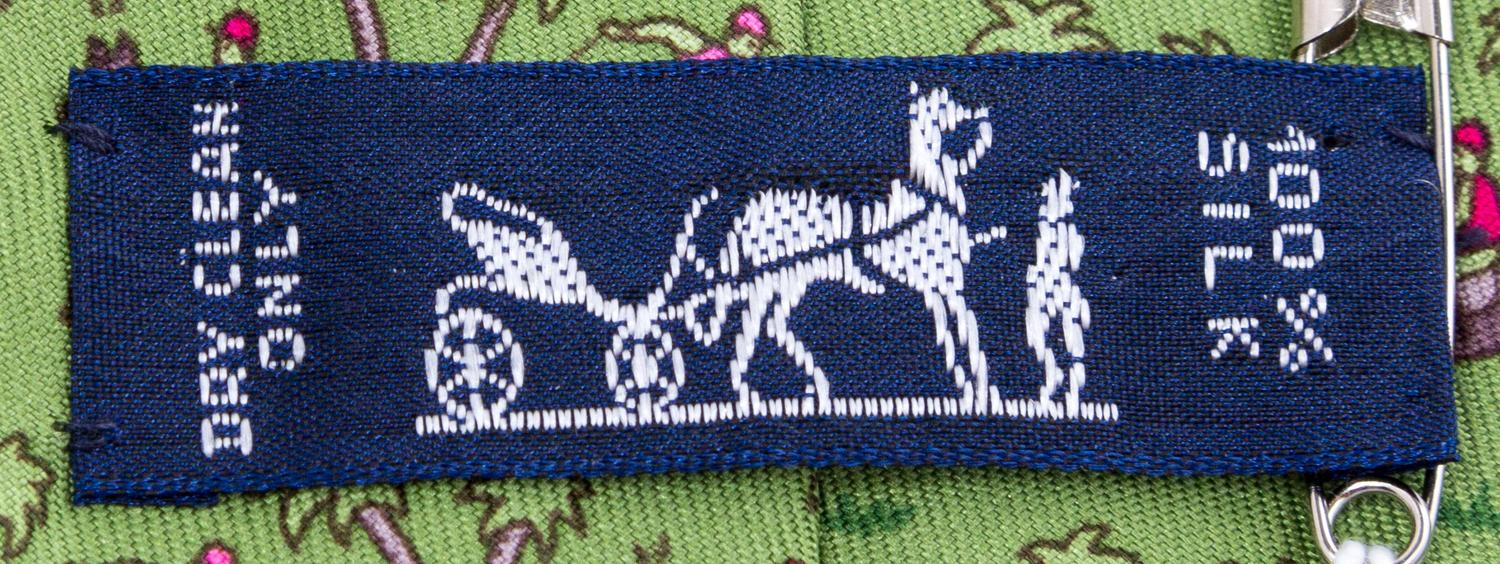A Pair of Hermès Silk Ties,