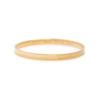 TIFFANY & CO., YELLOW GOLD ANNIVERSARY BANGLE BRACELET