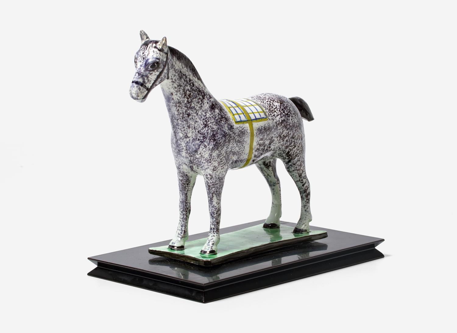 An Early Staffordshire Pearlware Figure of a Horse