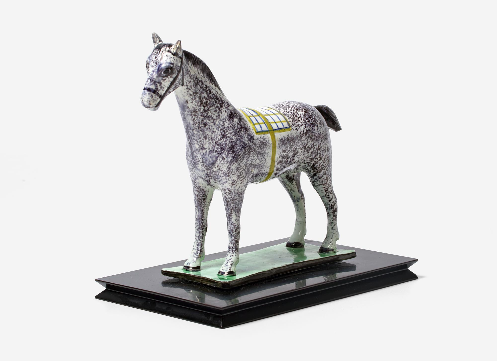 An Early Staffordshire Pearlware Figure of a Horse