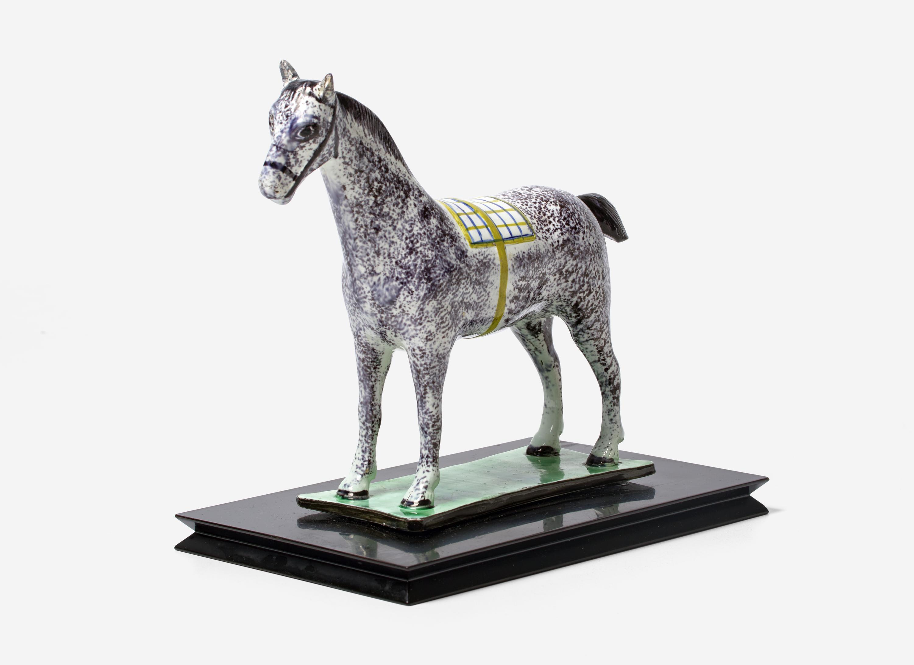 An Early Staffordshire Pearlware Figure of a Horse