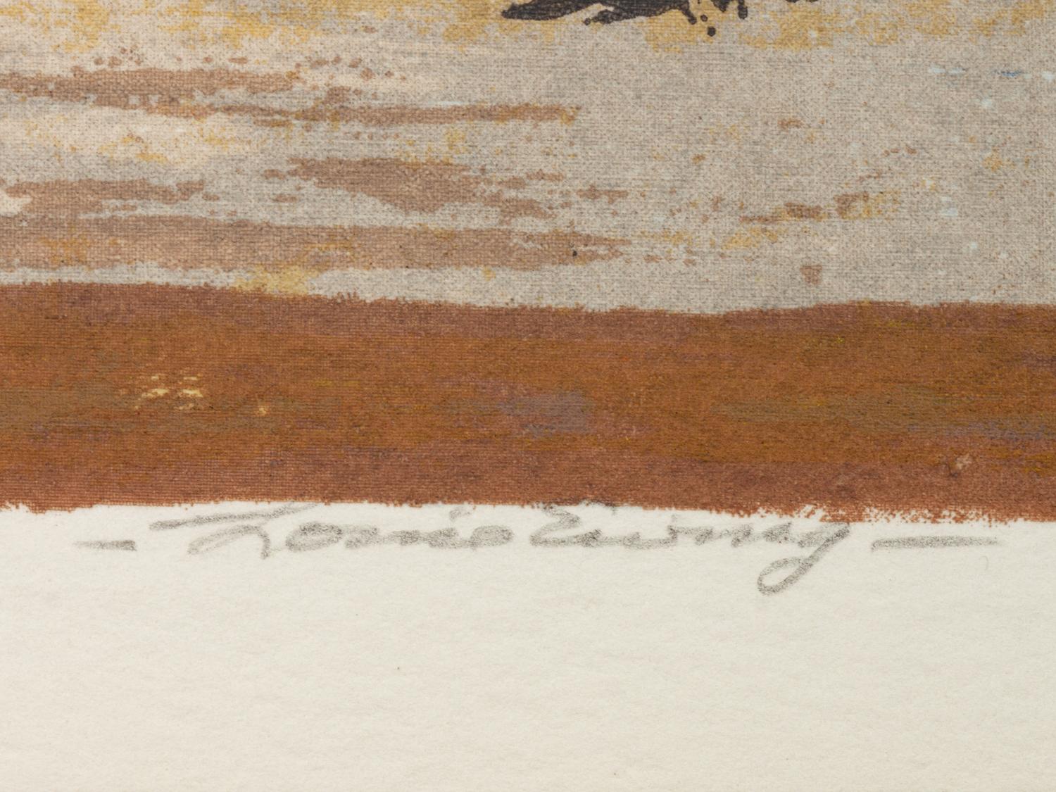 Four Works: Sunset - Santa Fe, edition 115/120; Neighbors , edition 51/100; Abiqui, New Mexico, edition 119/120; Old Pine Tree , edition 101/150