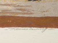 Four Works: Sunset - Santa Fe, edition 115/120; Neighbors , edition 51/100; Abiqui, New Mexico, edition 119/120; Old Pine Tree , edition 101/150