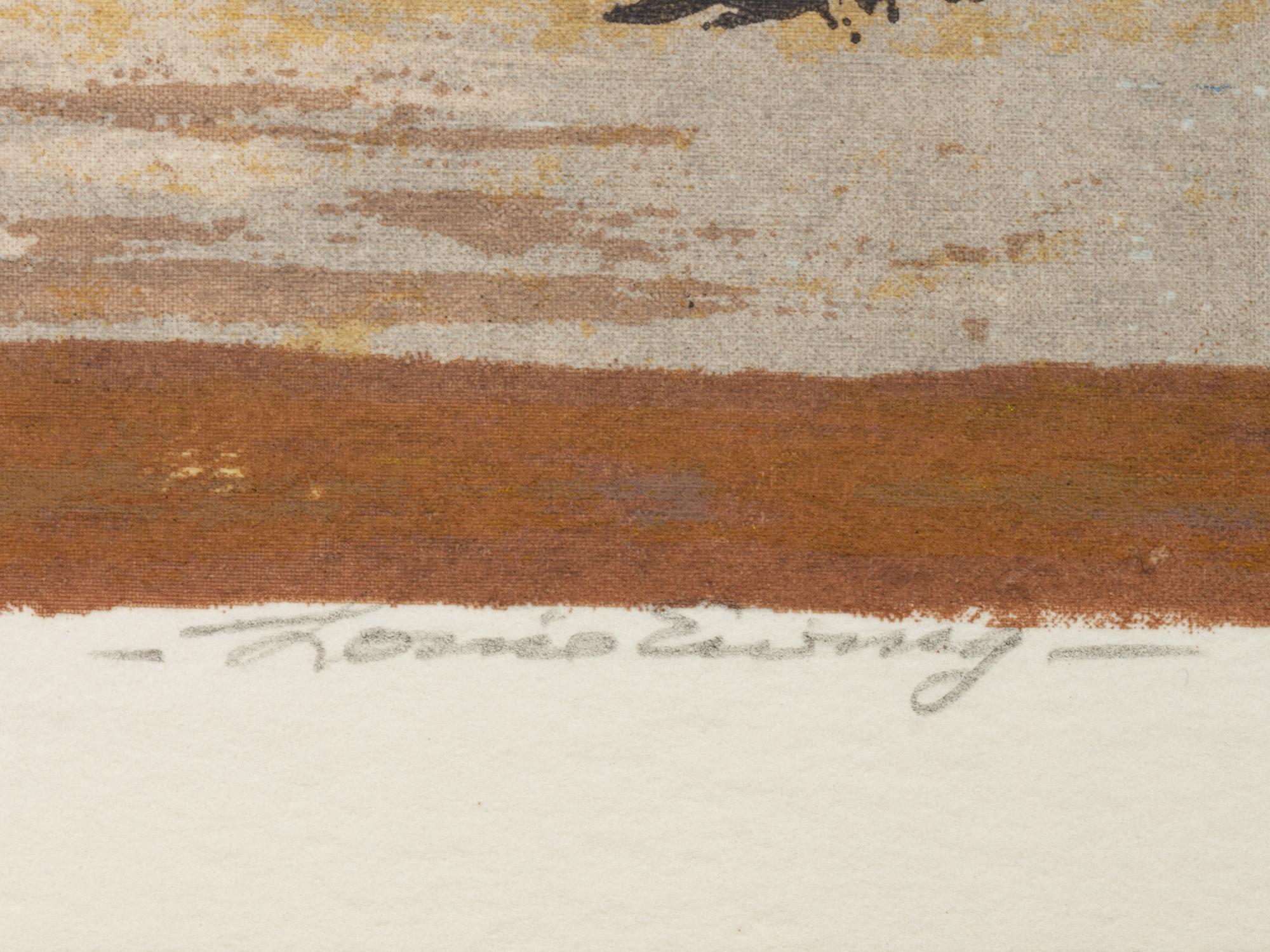 Four Works: Sunset - Santa Fe, edition 115/120; Neighbors , edition 51/100; Abiqui, New Mexico, edition 119/120; Old Pine Tree , edition 101/150