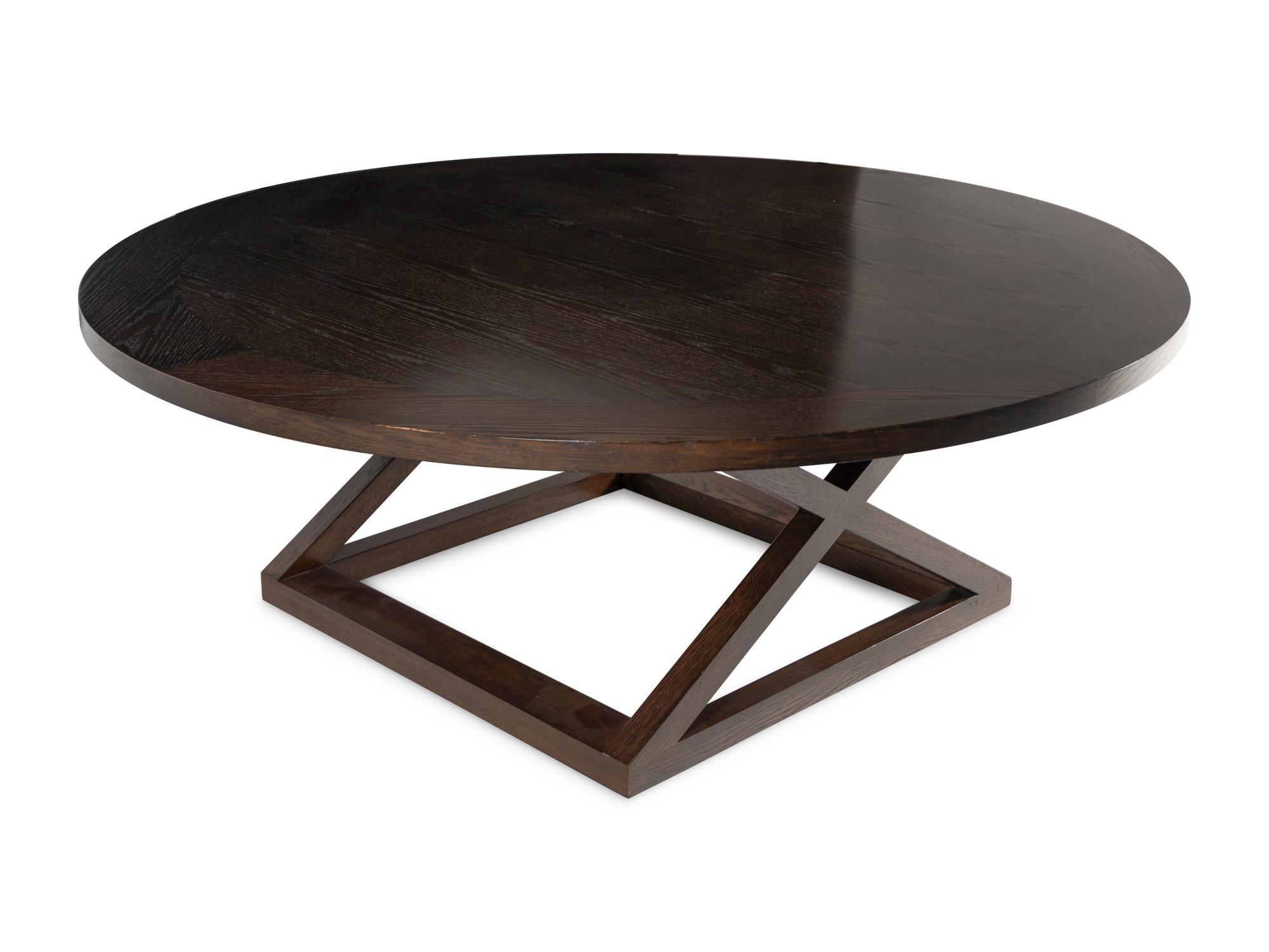 A Contemporary Stained Oak Dining Table