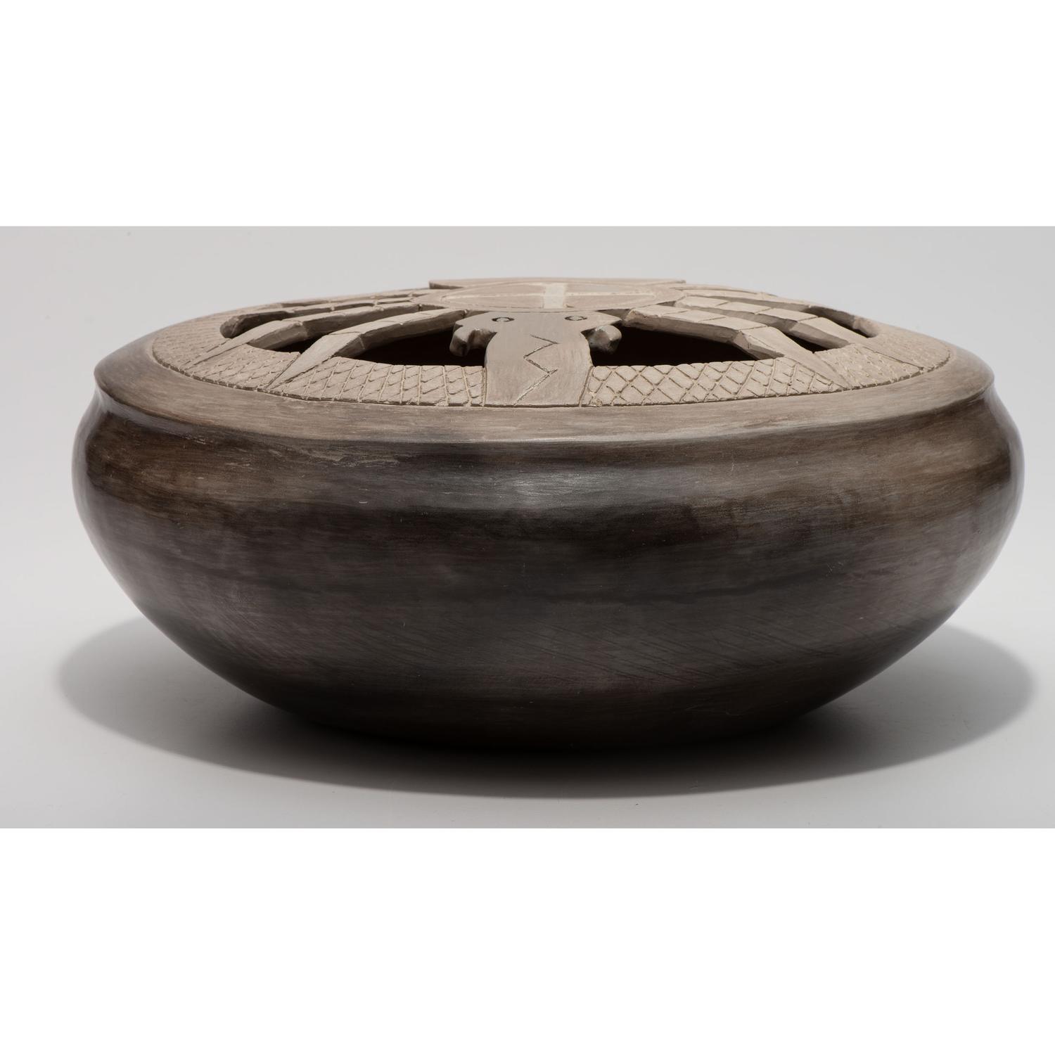 Pottery Bowl, with Spider