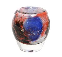 An Italian Glass Vase, Nason, Height 4 x diameter 4 inches