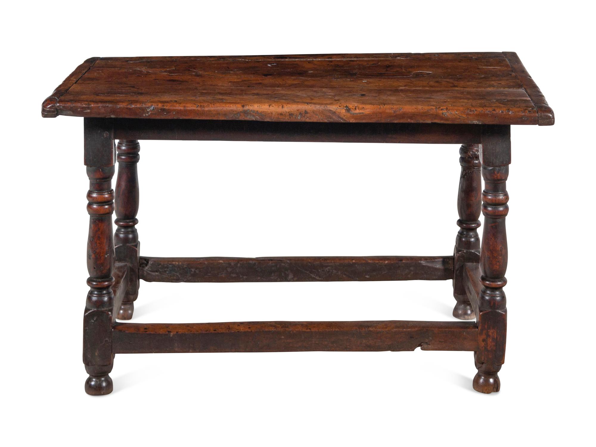 A William and Mary Walnut Table