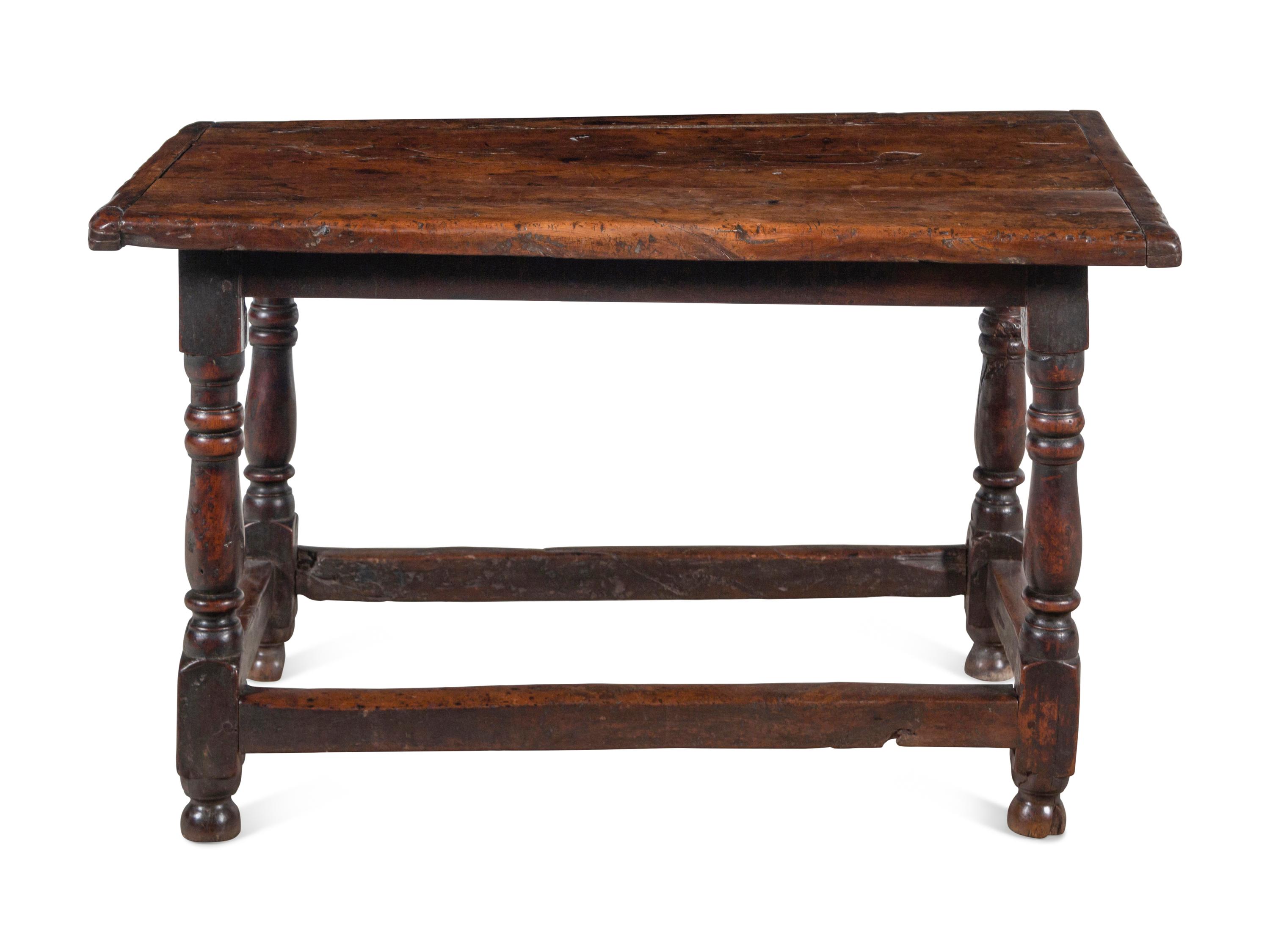 A William and Mary Walnut Table