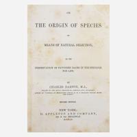 [Science, Medicine & Mathematics] Darwin, Charles On the Origin of Species by Means of Natural Selection, or the Preservation of Favoured Races in the Struggle for Life