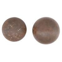 Two Excavated Civil War Spherical Shells, 8" Mortar Ball and 9" Dahlgren Navy Ball