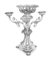 An English Silver-Plate Épergne