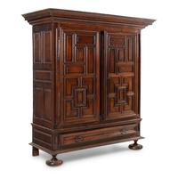 A Louis XIII Walnut Armoire