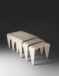 Set of Three Nesting Tables Venesta for Isokon Furniture Company, Estonia/England