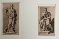 Cornelis van Dalen I, (Dutch, 1592-1665), a group of 9 engravings after Francois Perrier depicting Roman gods and emperors.