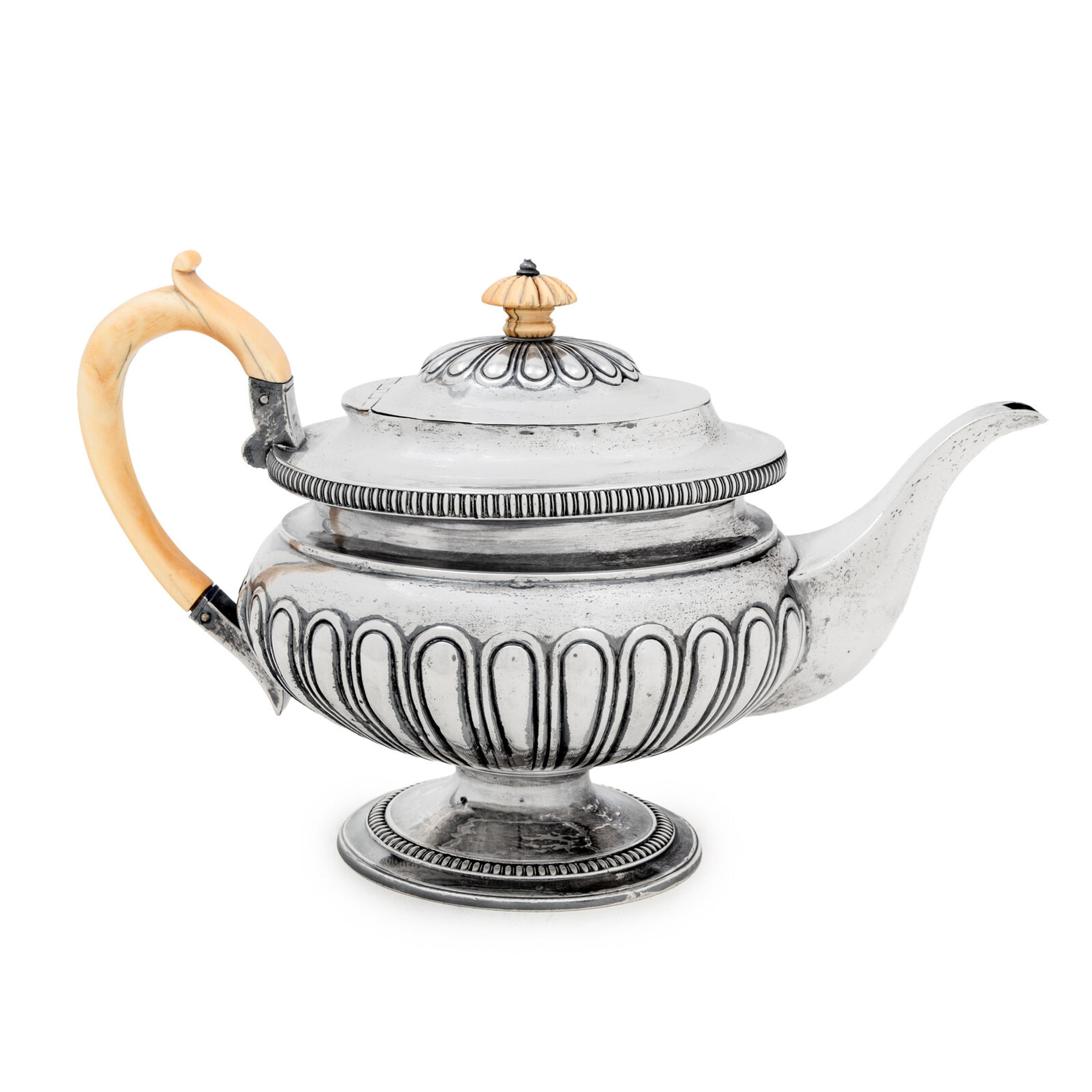 An Irish George III Silver Teapot