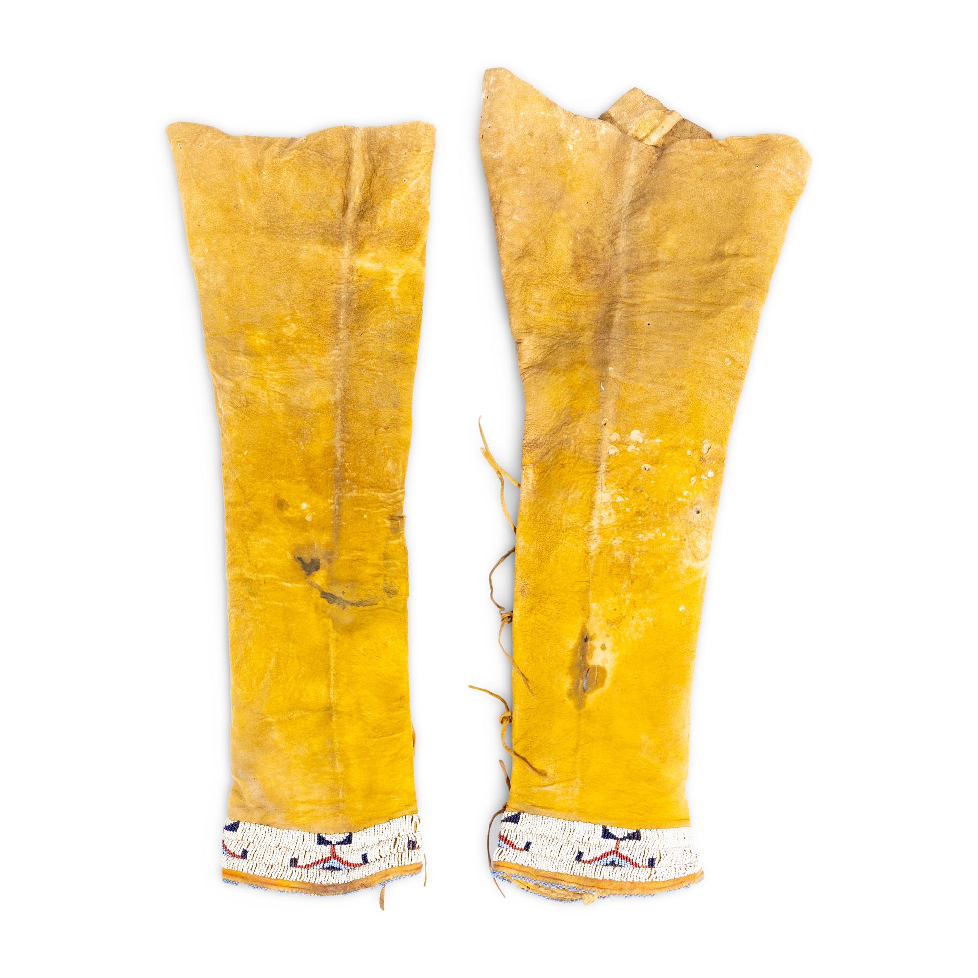 Cheyenne Beaded Hide Leggings