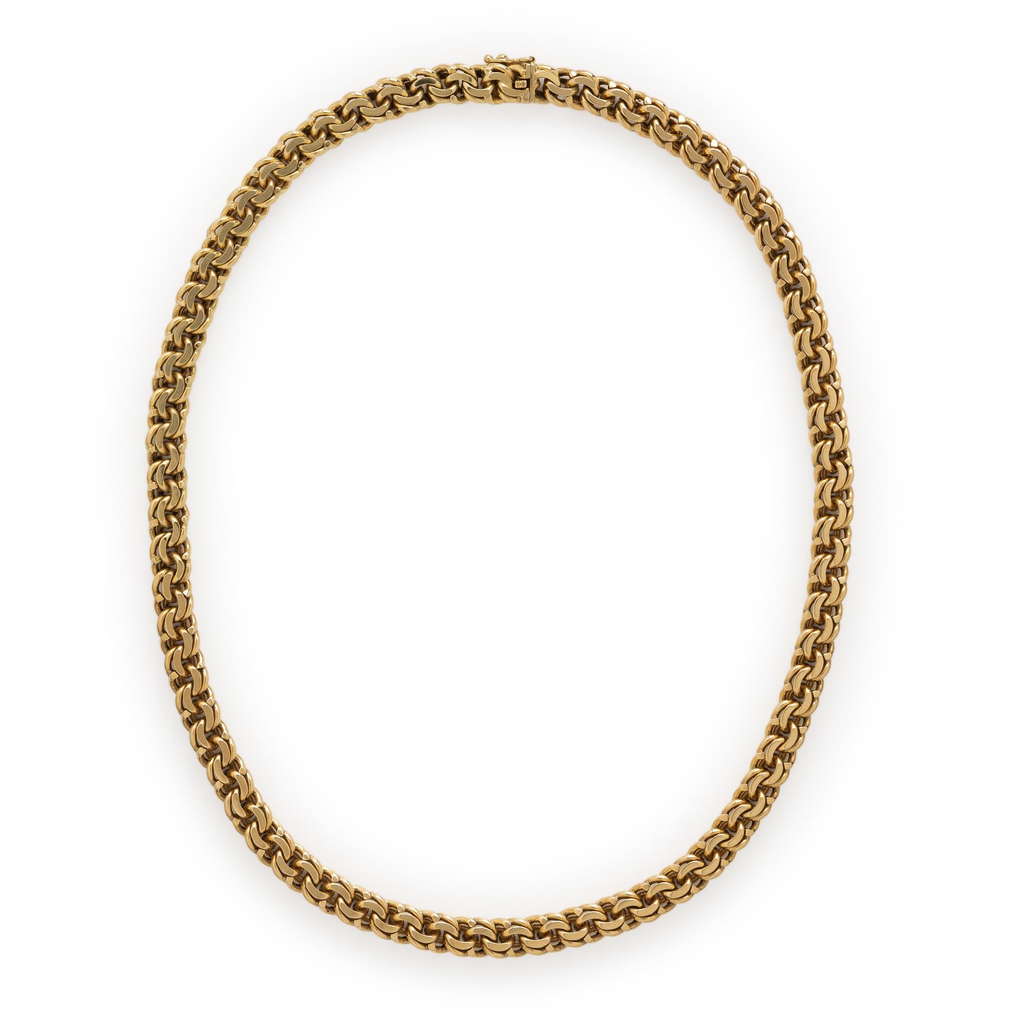 Yellow Gold Chain Necklace