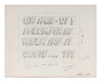 Study for Untitled (GA-HOB-VI!) , 1987
