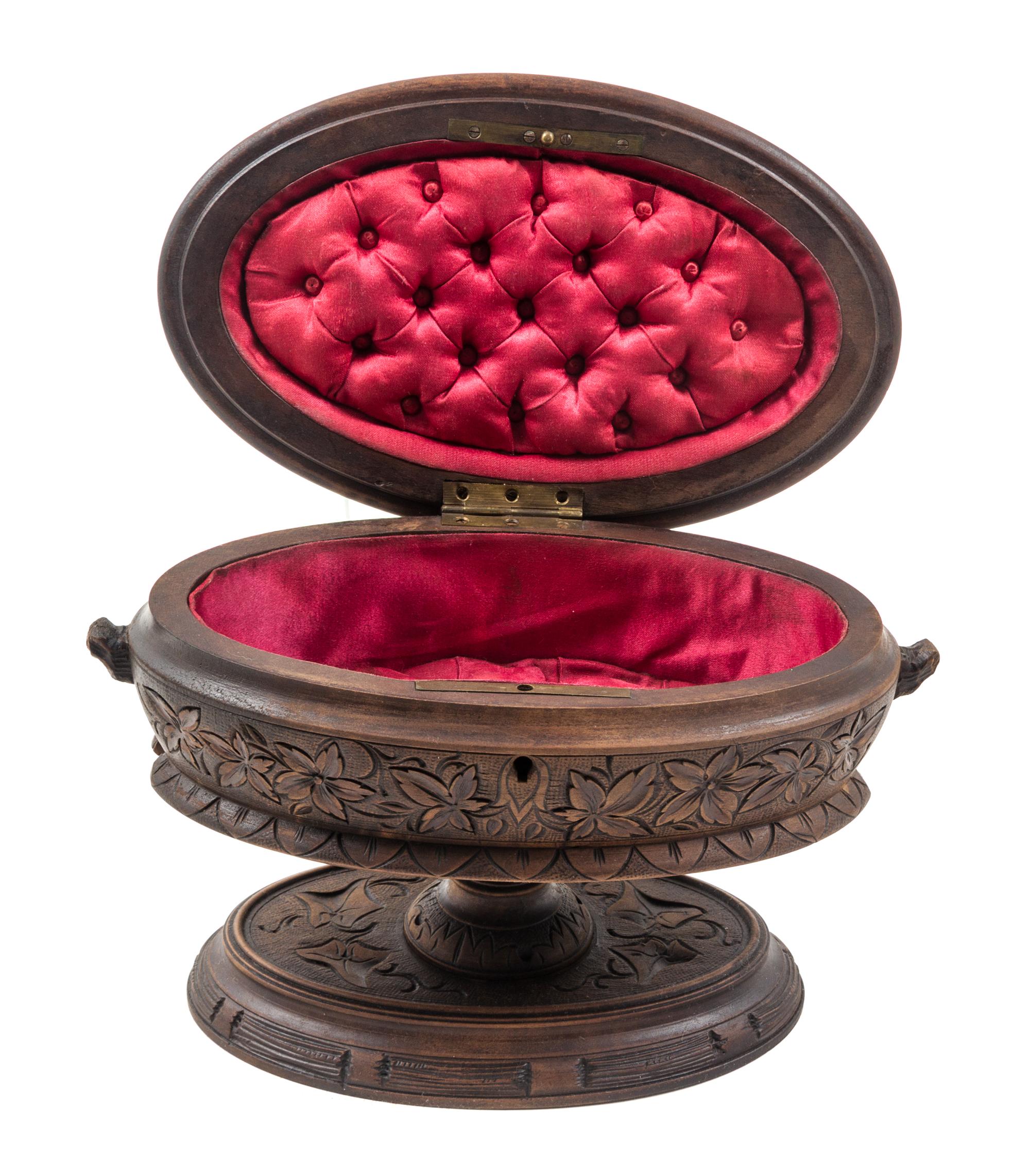 A Black Forest Bride's Basket Height 11 1/2 inches. — 19TH CENTURY