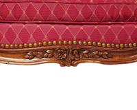 A George III Mahogany Window Bench in the French Taste