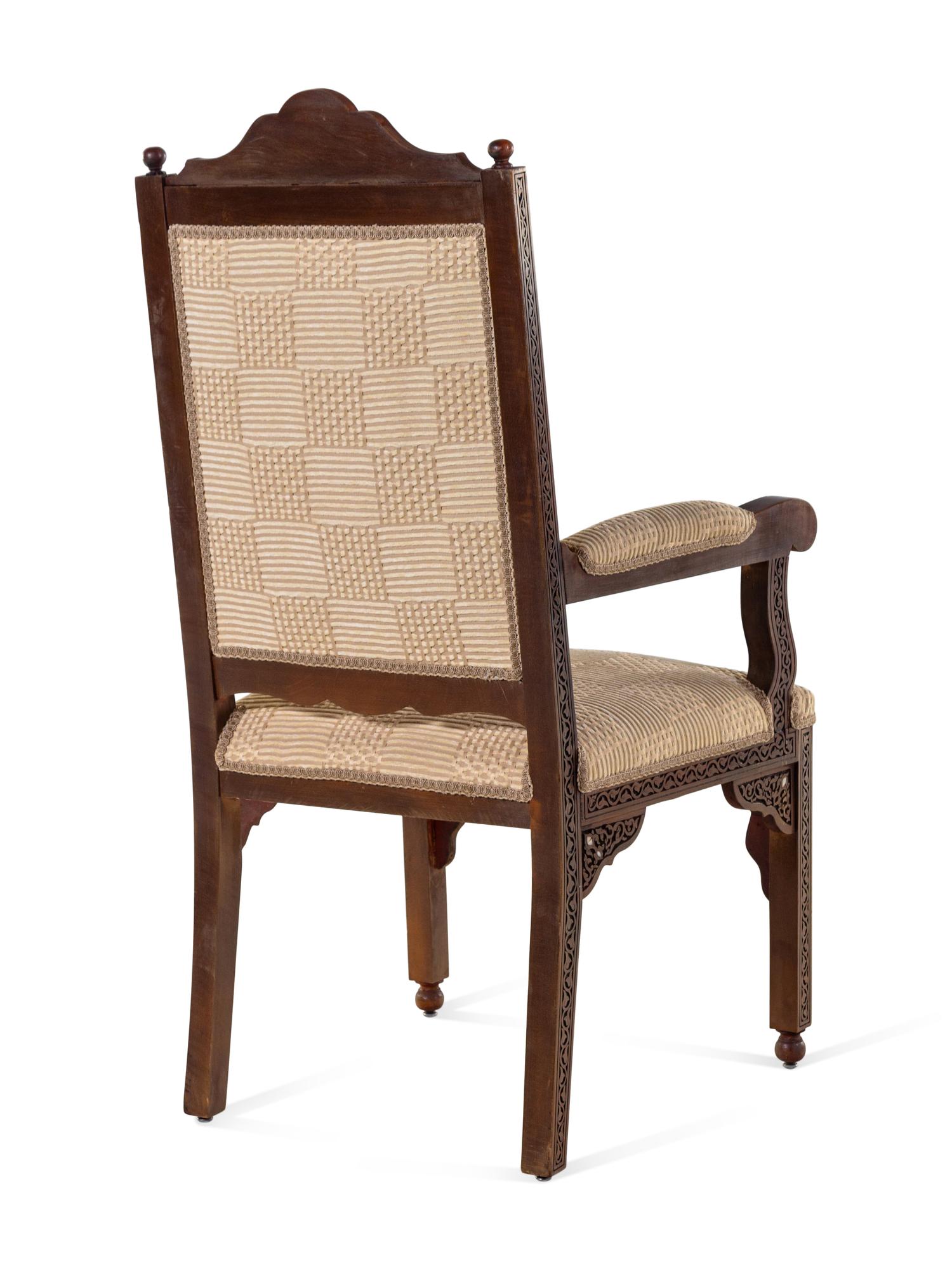 A Syrian Walnut Armchair