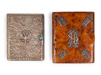 Two Russian Cigarette Cases