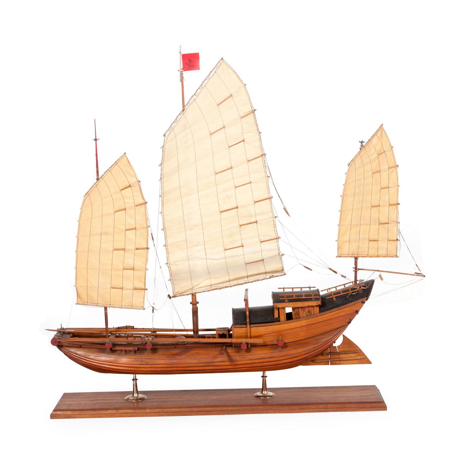 A Model of a Chinese River Junk