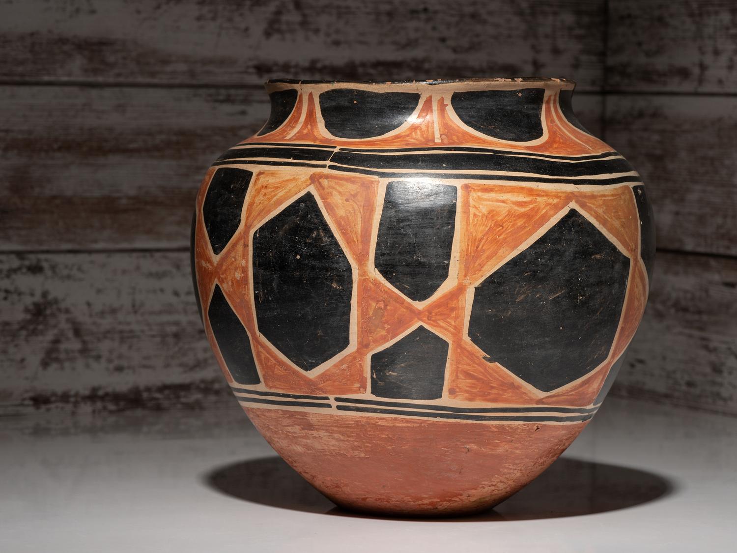 Polychrome Pottery Jar