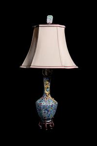 A Cloisonné Enamel Faceted Vase