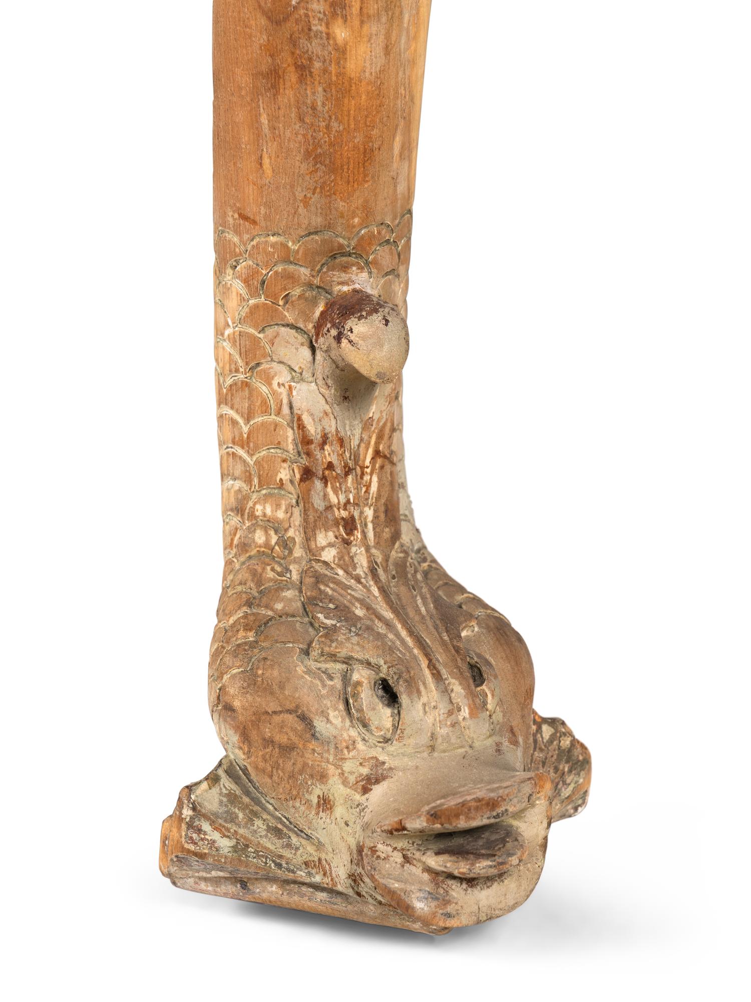 A George II Carved Pine Console Table