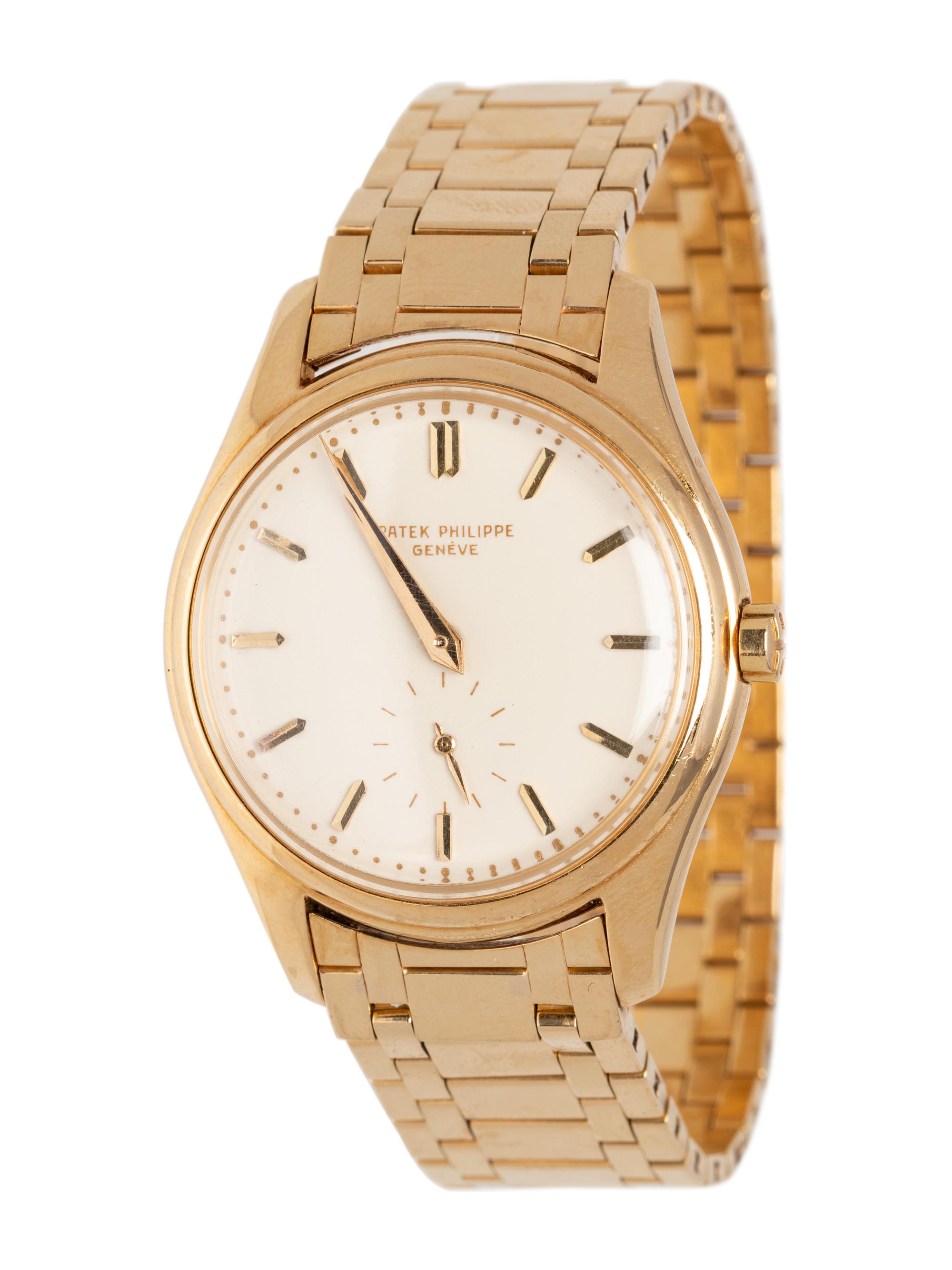 PATEK PHILIPPE, REF. 2526 18K YELLOW GOLD 'CALATRAVA' WRISTWATCH