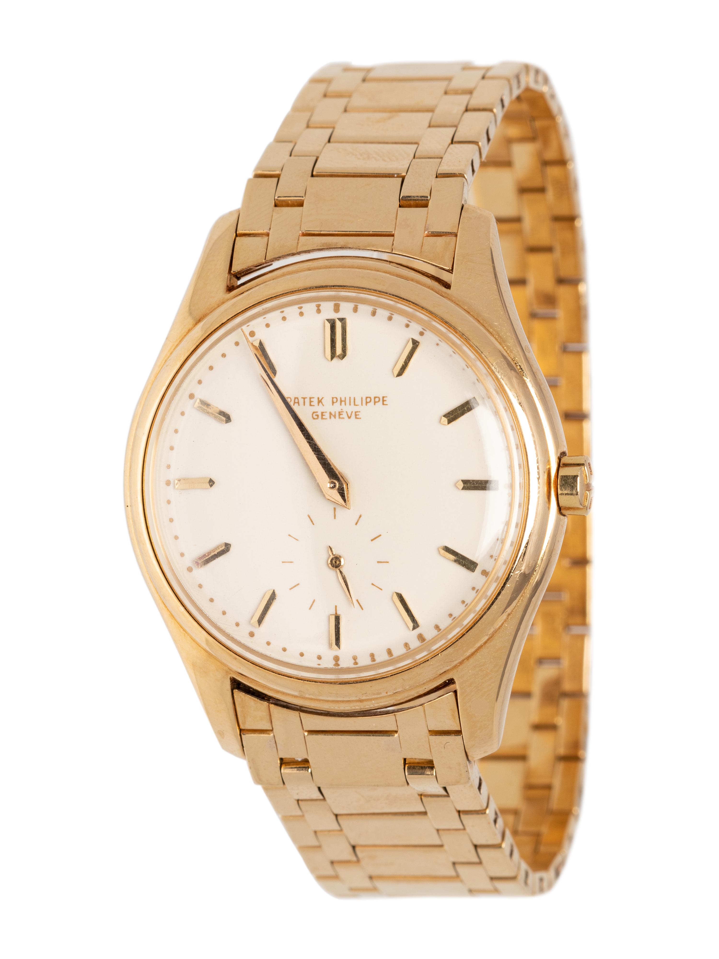 PATEK PHILIPPE, REF. 2526 18K YELLOW GOLD 'CALATRAVA' WRISTWATCH