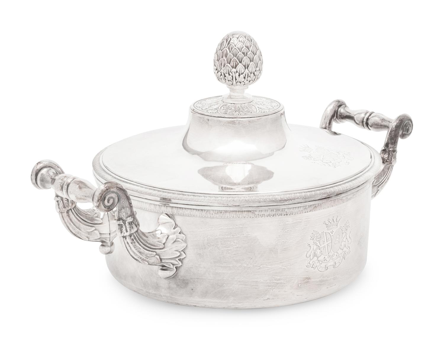 A French Silver-Plate Covered Entree Dish