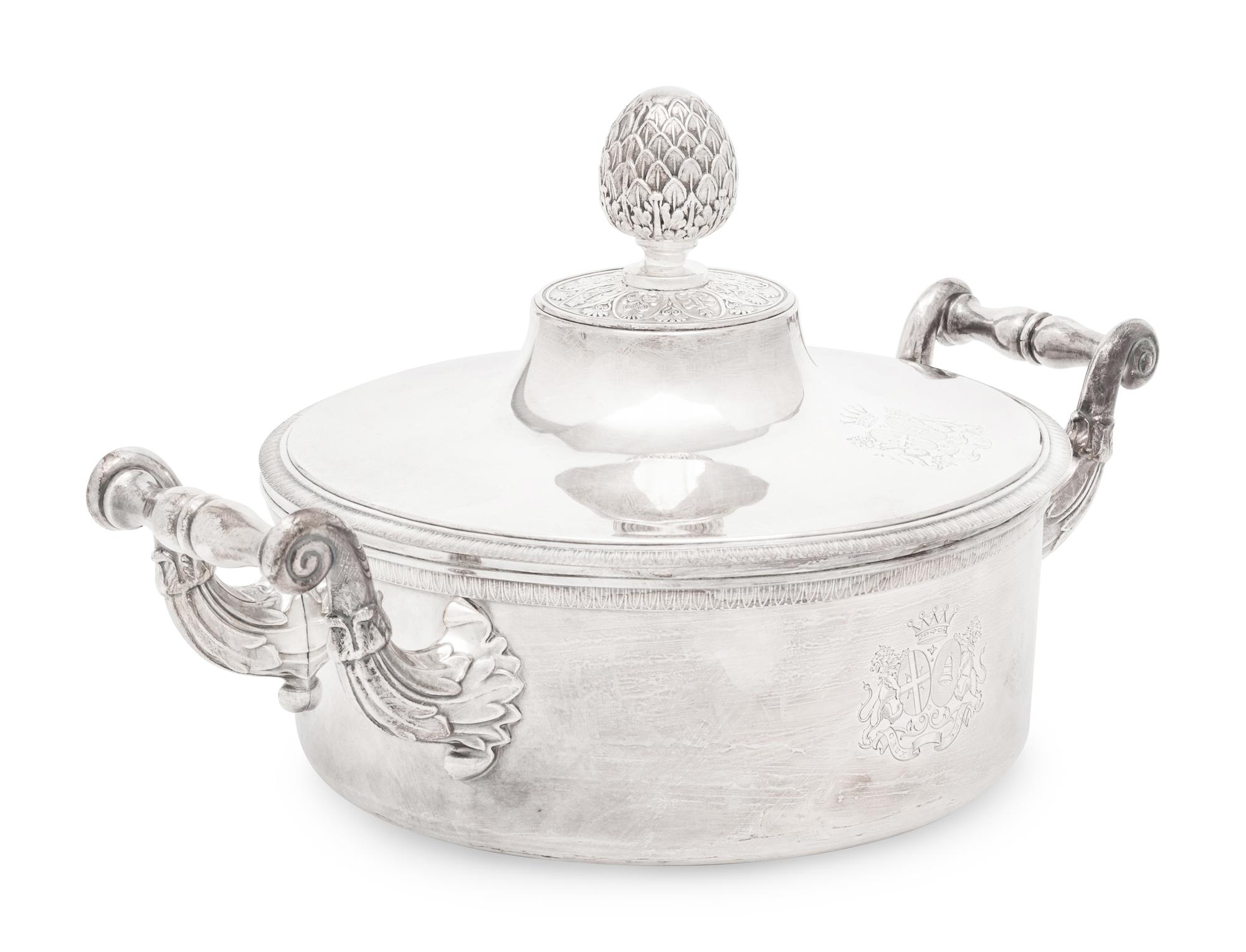 A French Silver-Plate Covered Entree Dish