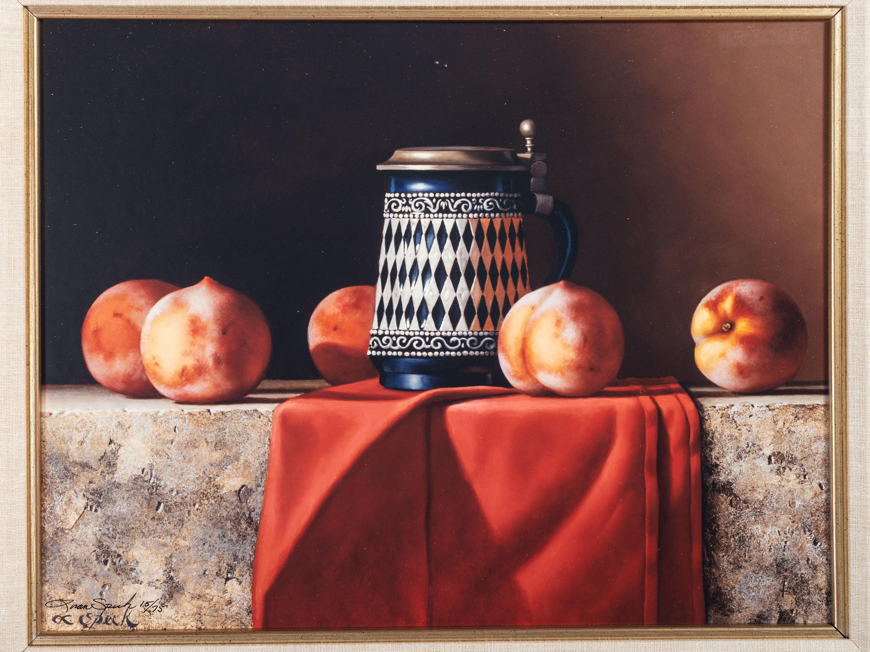 Untitled ( Still Life with Peaches and Stein)