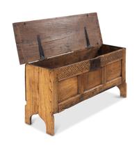 A William and Mary Oak Coffer