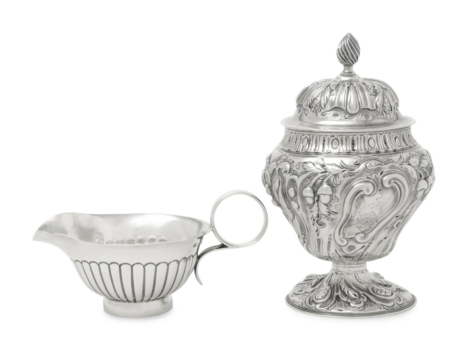 A George III Silver Covered Sugar
