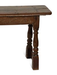 An English Oak Hall Bench